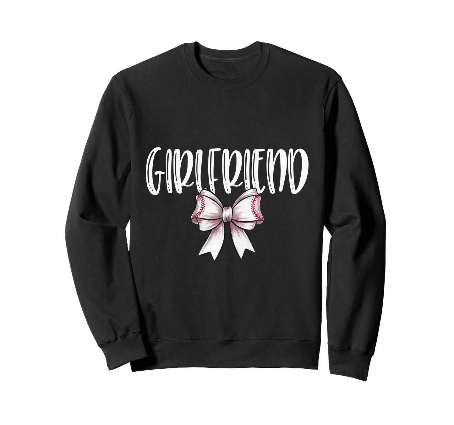 Coquette Baseball Girlfriend Spirit Sweatshirt - Minimalist Print Unisex - T-Shirt, Sweatshirt, Hoodie