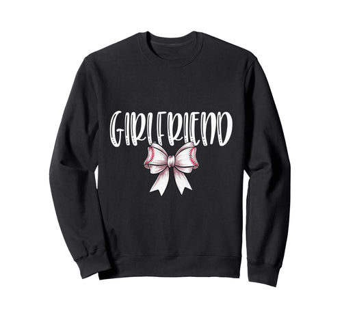 Coquette Baseball Girlfriend Spirit Sweatshirt - Minimalist Print Unisex - T-Shirt, Sweatshirt, Hoodie
