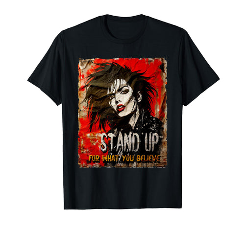 Punk 90S Grunge Distressed Street Art T-Shirt - Minimalist Print Unisex - T-Shirt, Sweatshirt, Hoodie