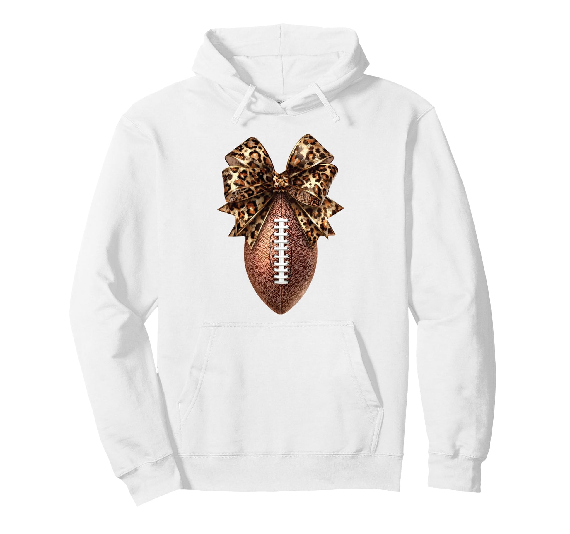 Coquette Football Football Mom Game Day Hoodie - Unique Graphic for Adults - T-Shirt, Sweatshirt, Hoodie