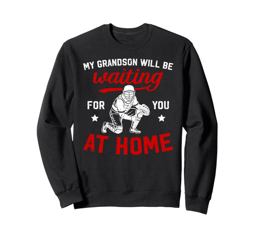 Funny Baseball Catcher Grandma Sweatshirt - Fun Novelty Design Men Women - T-Shirt, Sweatshirt, Hoodie