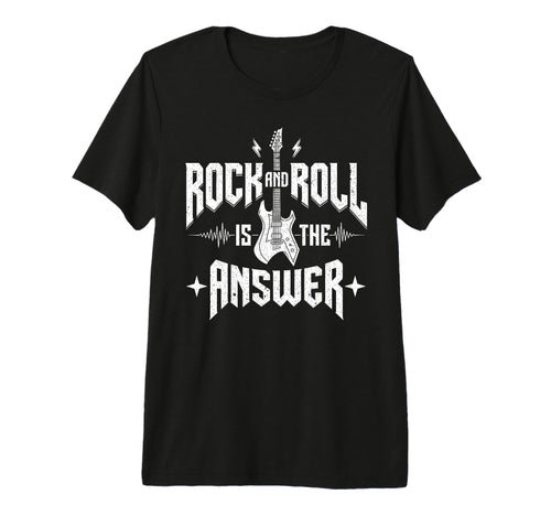 Rock And Roll Is Answer Rock Band T-Shirt - Aesthetic Graphic for Adults - T-Shirt, Sweatshirt, Hoodie