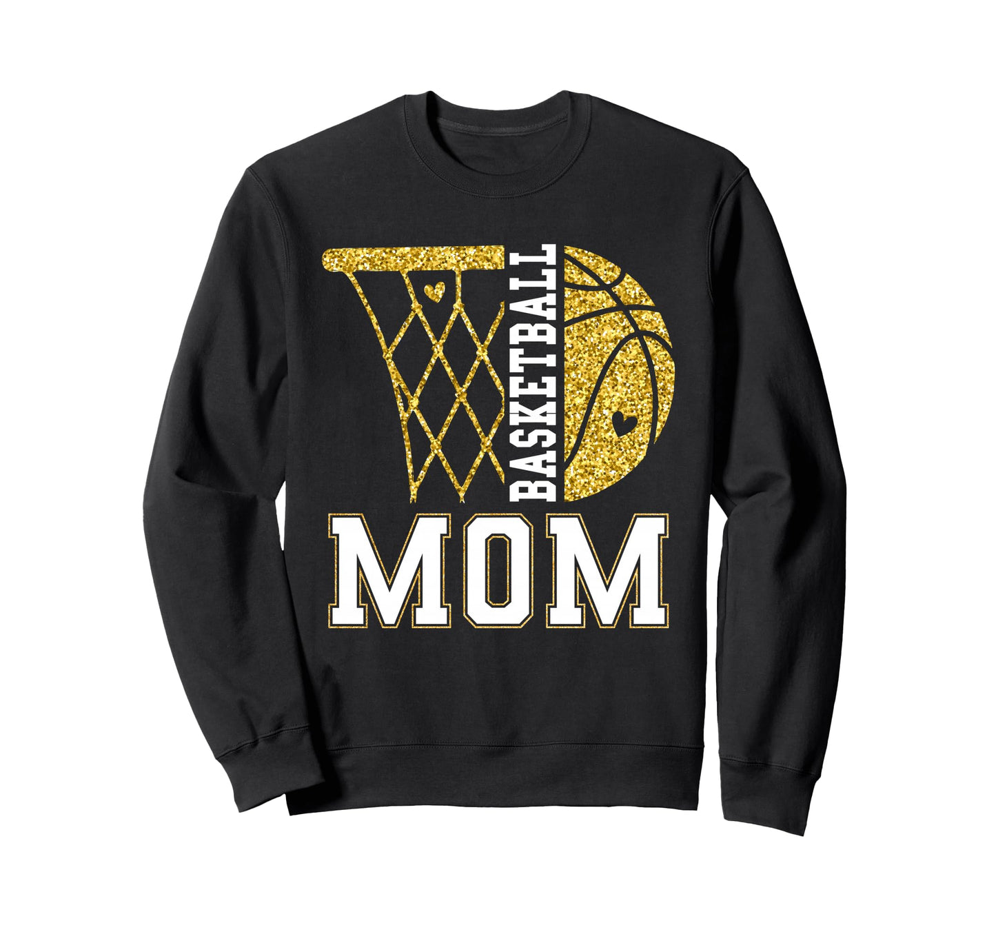 Basketball Mom Game Day Sweatshirt - Casual Everyday Wear for Adults - T-Shirt, Sweatshirt, Hoodie