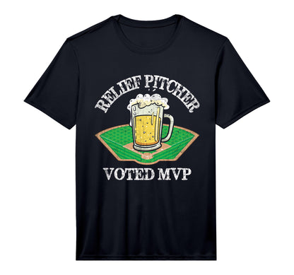 Mens Funny Beer And Baseball Relief Jug T-Shirt - Novelty Apparel Unisex - T-Shirt, Sweatshirt, Hoodie