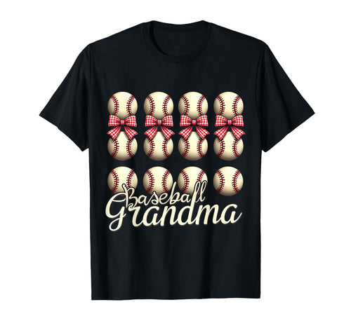 Baseball Grandma Baseball Lover Gameday T-Shirt - Novelty Apparel Unisex - T-Shirt, Sweatshirt, Hoodie