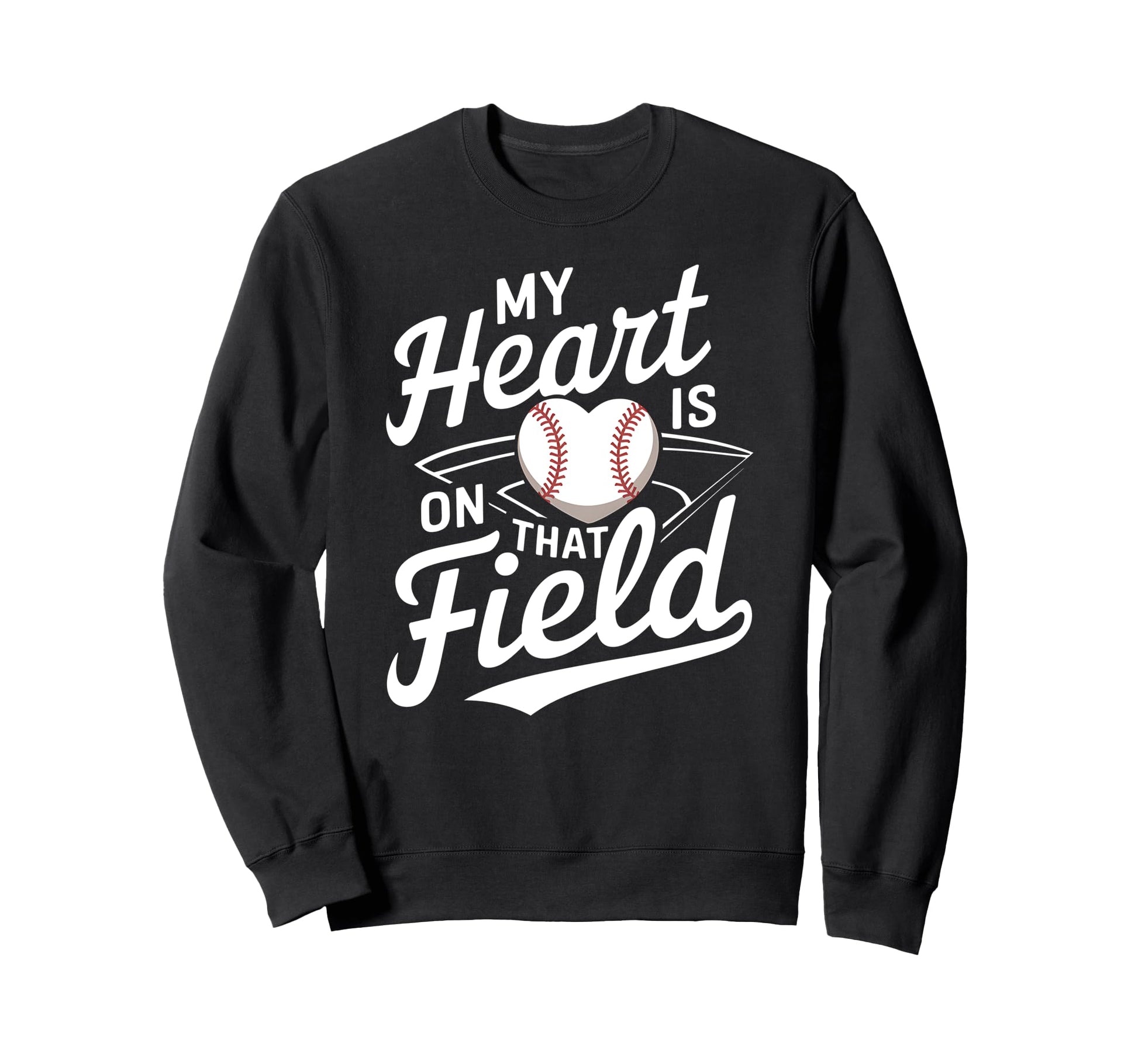 My Heart Is That Field Baseball Sweatshirt - Aesthetic Graphic Men Women - T-Shirt, Sweatshirt, Hoodie
