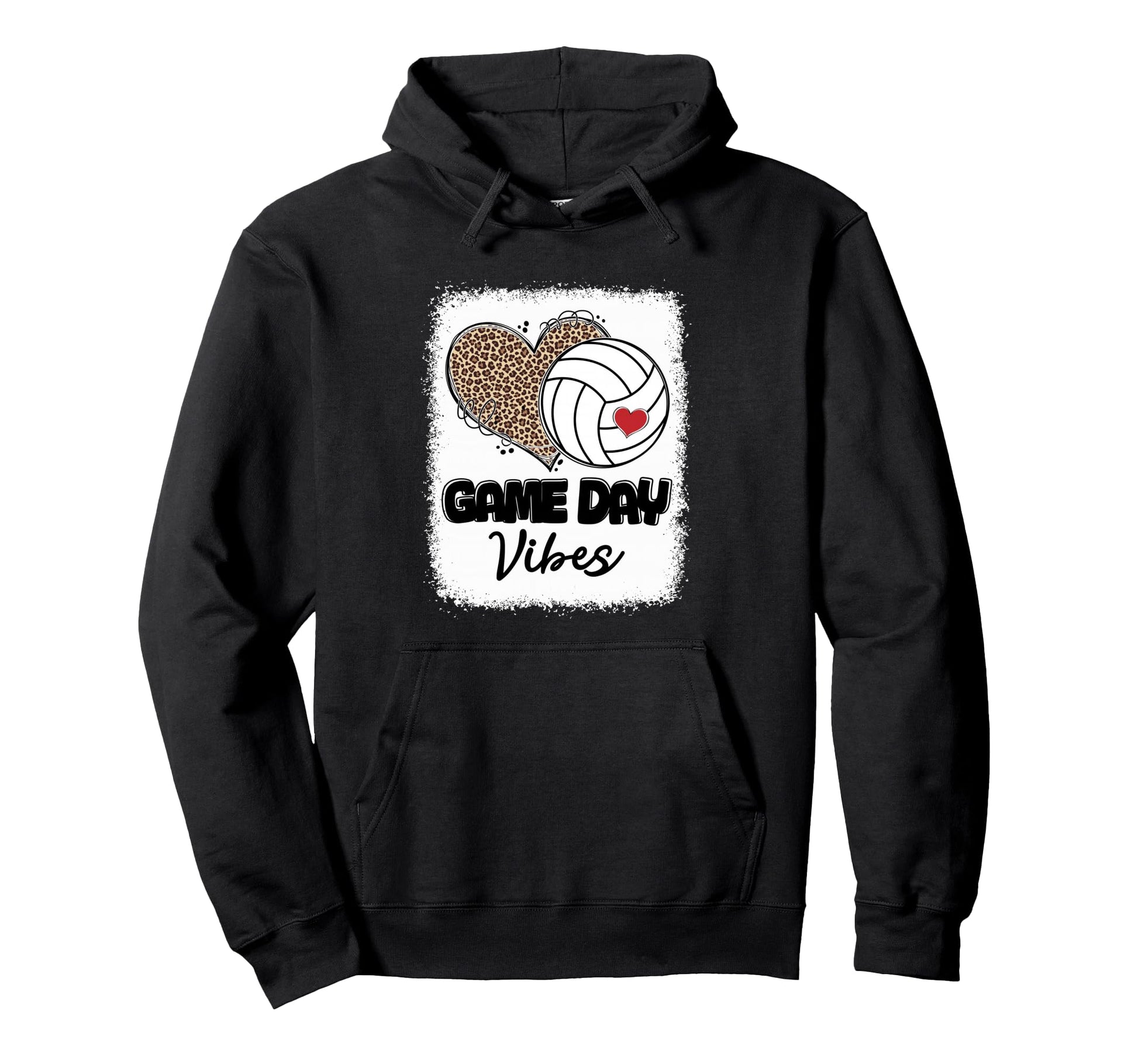 Volleyball Game Day Vibes Mothers Day Hoodie - Streetwear Style Unisex - T-Shirt, Sweatshirt, Hoodie
