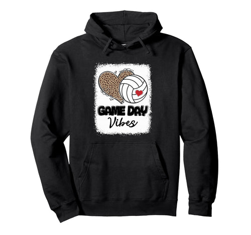 Volleyball Game Day Vibes Mothers Day Hoodie - Streetwear Style Unisex - T-Shirt, Sweatshirt, Hoodie