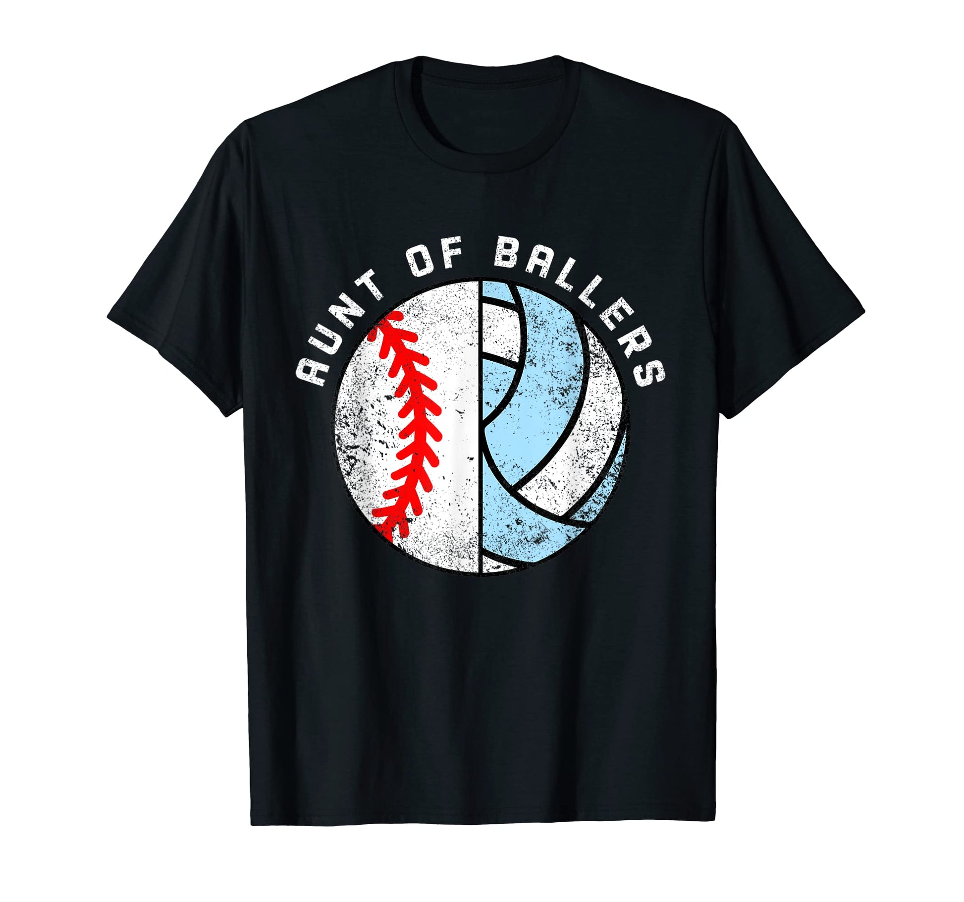 Aunt Ballers Funny Baseball T-Shirt - Casual Everyday Wear Unisex - T-Shirt, Sweatshirt, Hoodie