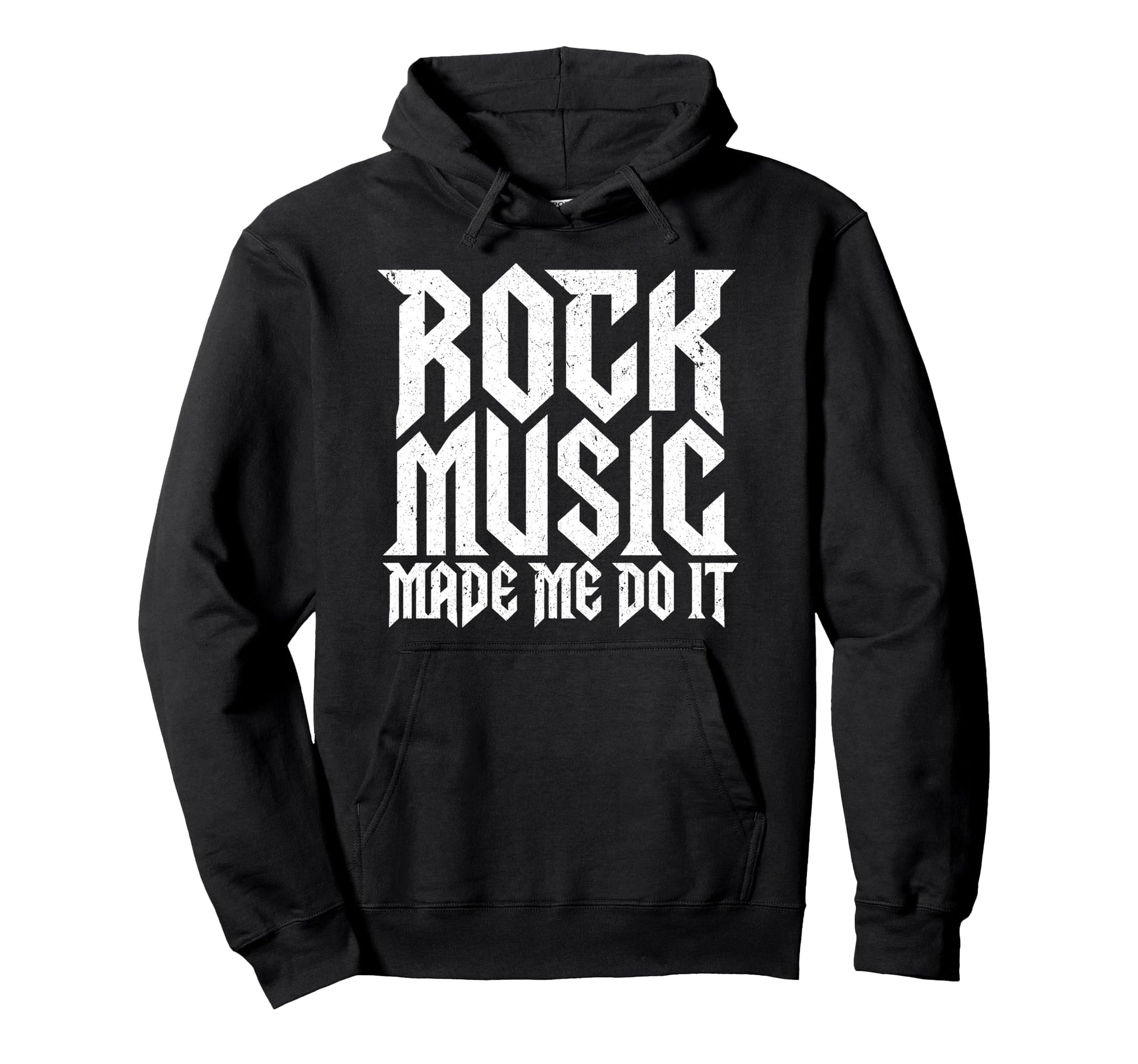 Rock Music Made Me Do It Rock N Roll Heavy Hoodie - Unique Graphic Unisex - T-Shirt, Sweatshirt, Hoodie