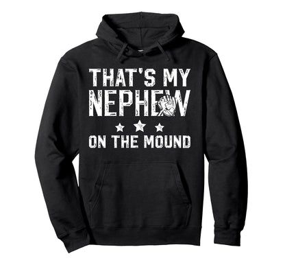 Proud Baseball Pitcher Uncle Baseball Hoodie - Minimalist Print Unisex - T-Shirt, Sweatshirt, Hoodie