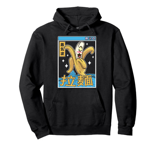 Happy Banana Digital Japan 80S Otaku Hoodie - Graphic Print Unisex - T-Shirt, Sweatshirt, Hoodie