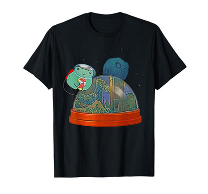 Atom Punk Aesthetic Vaporwave Frog T-Shirt - Custom Art Print Men Women - T-Shirt, Sweatshirt, Hoodie
