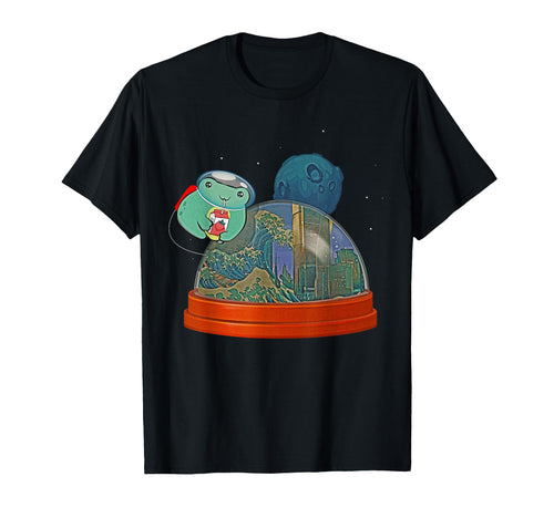 Atom Punk Aesthetic Vaporwave Frog T-Shirt - Custom Art Print Men Women - T-Shirt, Sweatshirt, Hoodie