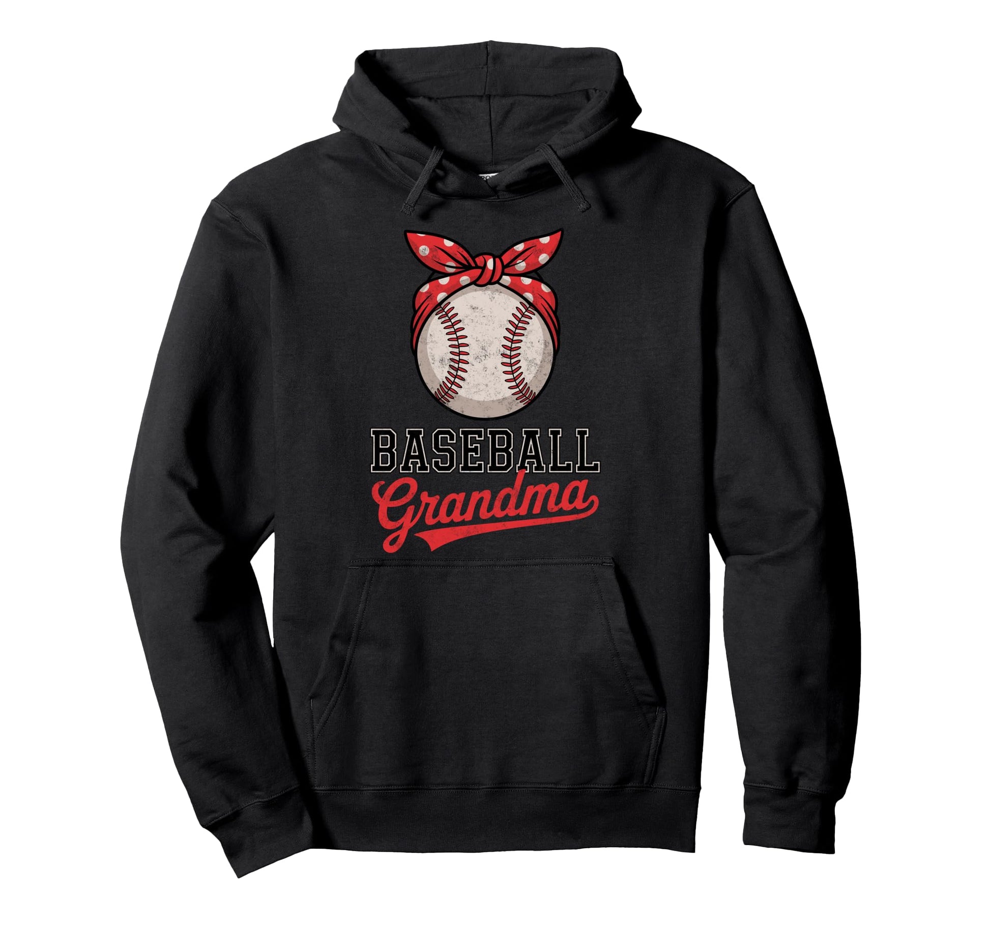 Baseball Nana Grandma Player Fan Hoodie - Aesthetic Graphic Unisex - T-Shirt, Sweatshirt, Hoodie