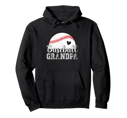 Baseball Grandpa Gifts Fathers Day Hoodie - Custom Art Print for Adults - T-Shirt, Sweatshirt, Hoodie