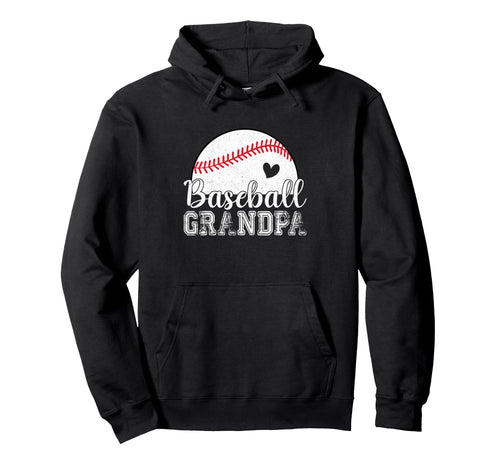 Baseball Grandpa Gifts Fathers Day Hoodie - Custom Art Print for Adults - T-Shirt, Sweatshirt, Hoodie