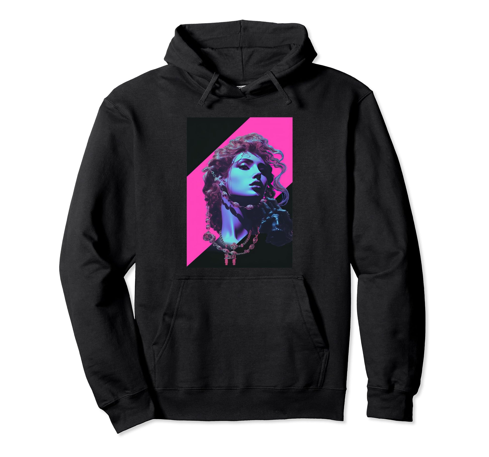 1980S Art Aesthetic Vaporwave Perseus Hoodie - Custom Art Print for Adults - T-Shirt, Sweatshirt, Hoodie