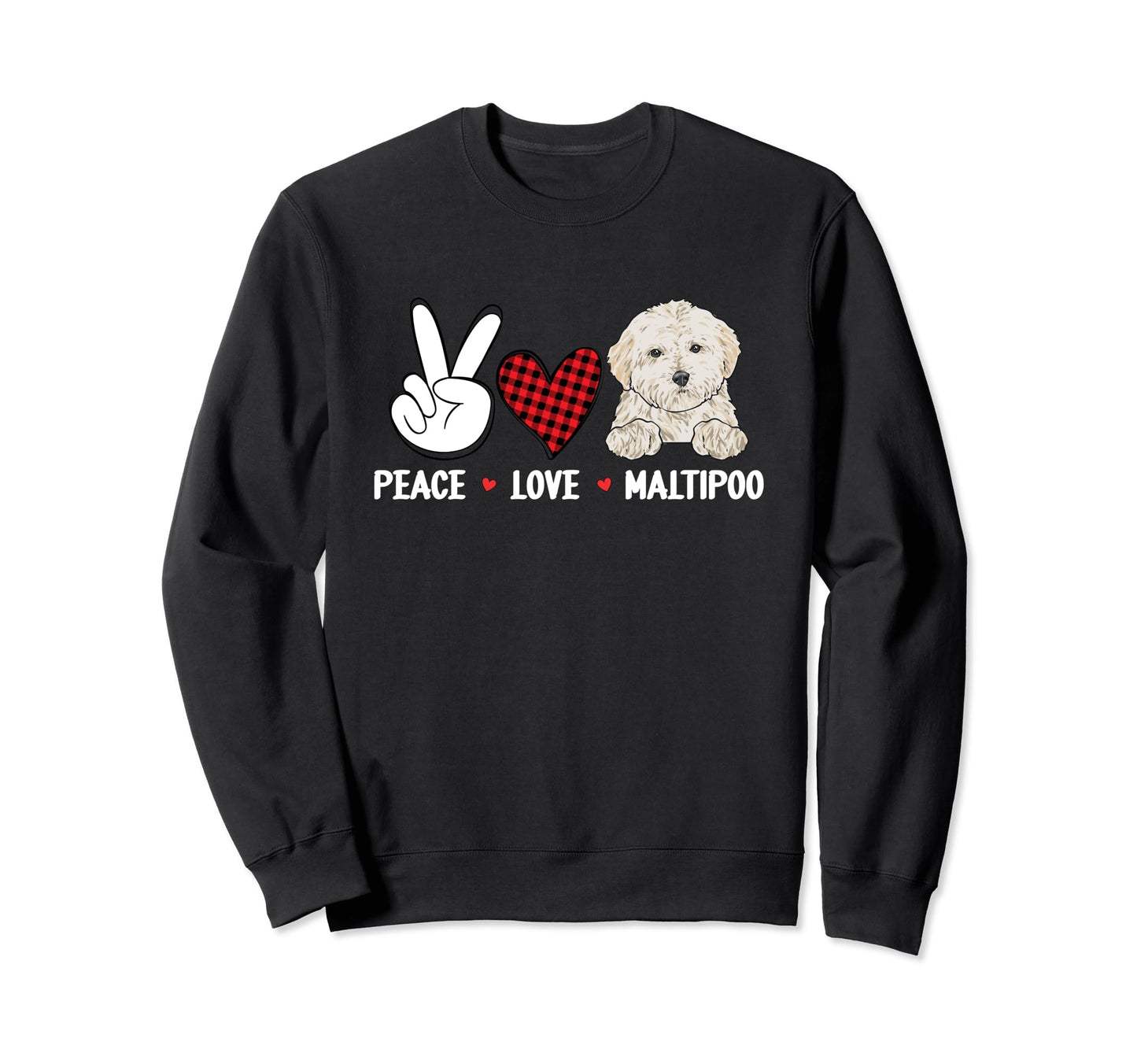 Maltipoo Puppy Accessories Maltipoo Sweatshirt - Unique Graphic Unisex - T-Shirt, Sweatshirt, Hoodie