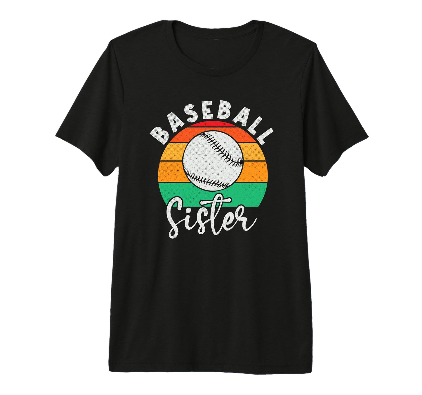 Baseball Sister Tri Blend T-Shirt - Graphic Print for Adults - T-Shirt, Sweatshirt, Hoodie