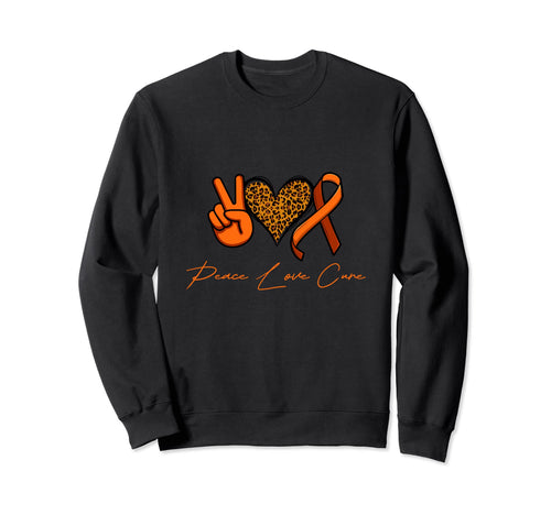 Ms Orange Awareness Ribbon Butterfly T-Shirt - Streetwear Style for Adults - T-Shirt, Sweatshirt, Hoodie