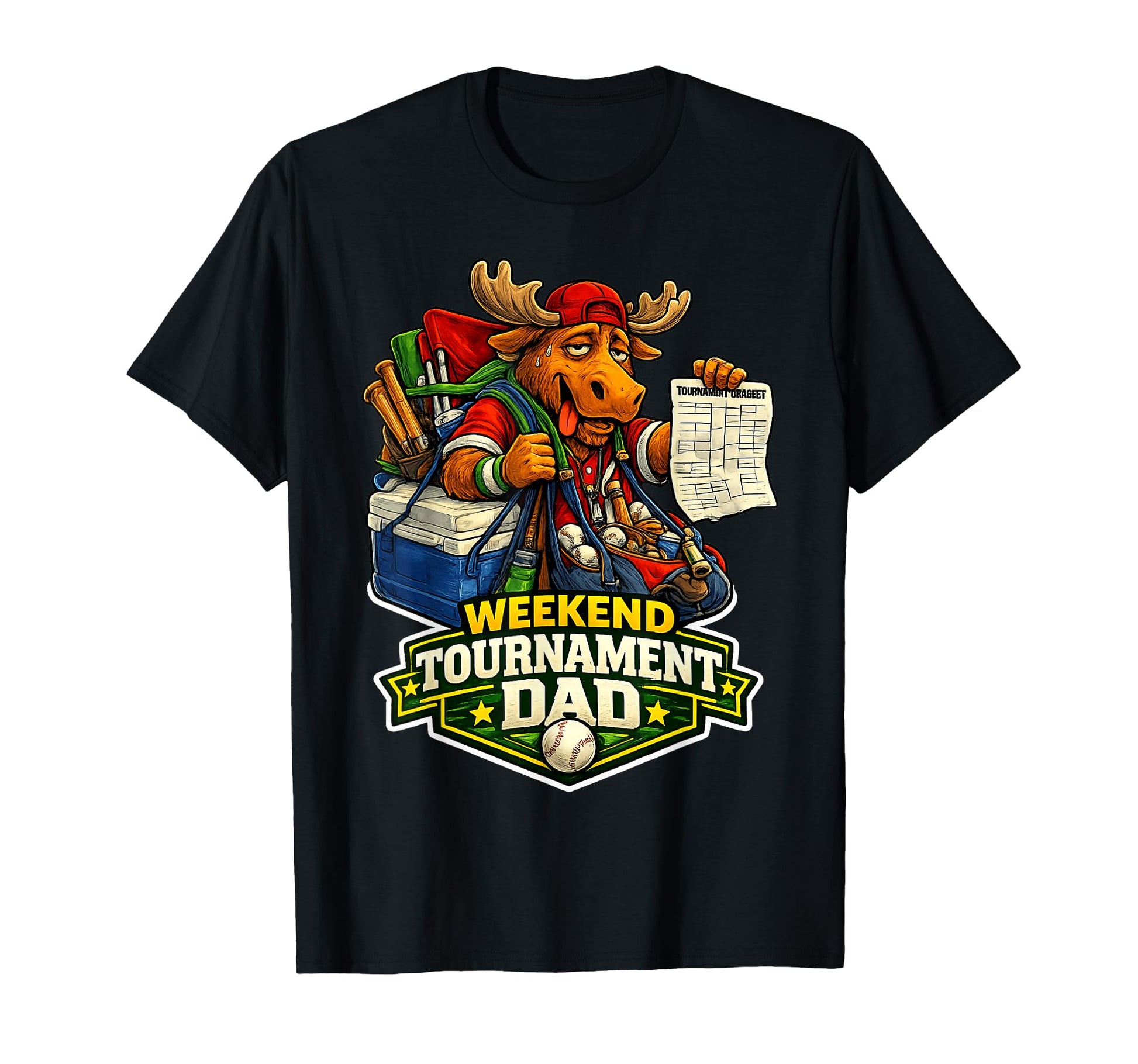 Weekend Tournament Dad Baseball Father T-Shirt - Unique Graphic Men Women - T-Shirt, Sweatshirt, Hoodie