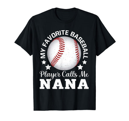 My Favorite Baseball Player Calls Me T-Shirt - Aesthetic Graphic Men Women - T-Shirt, Sweatshirt, Hoodie