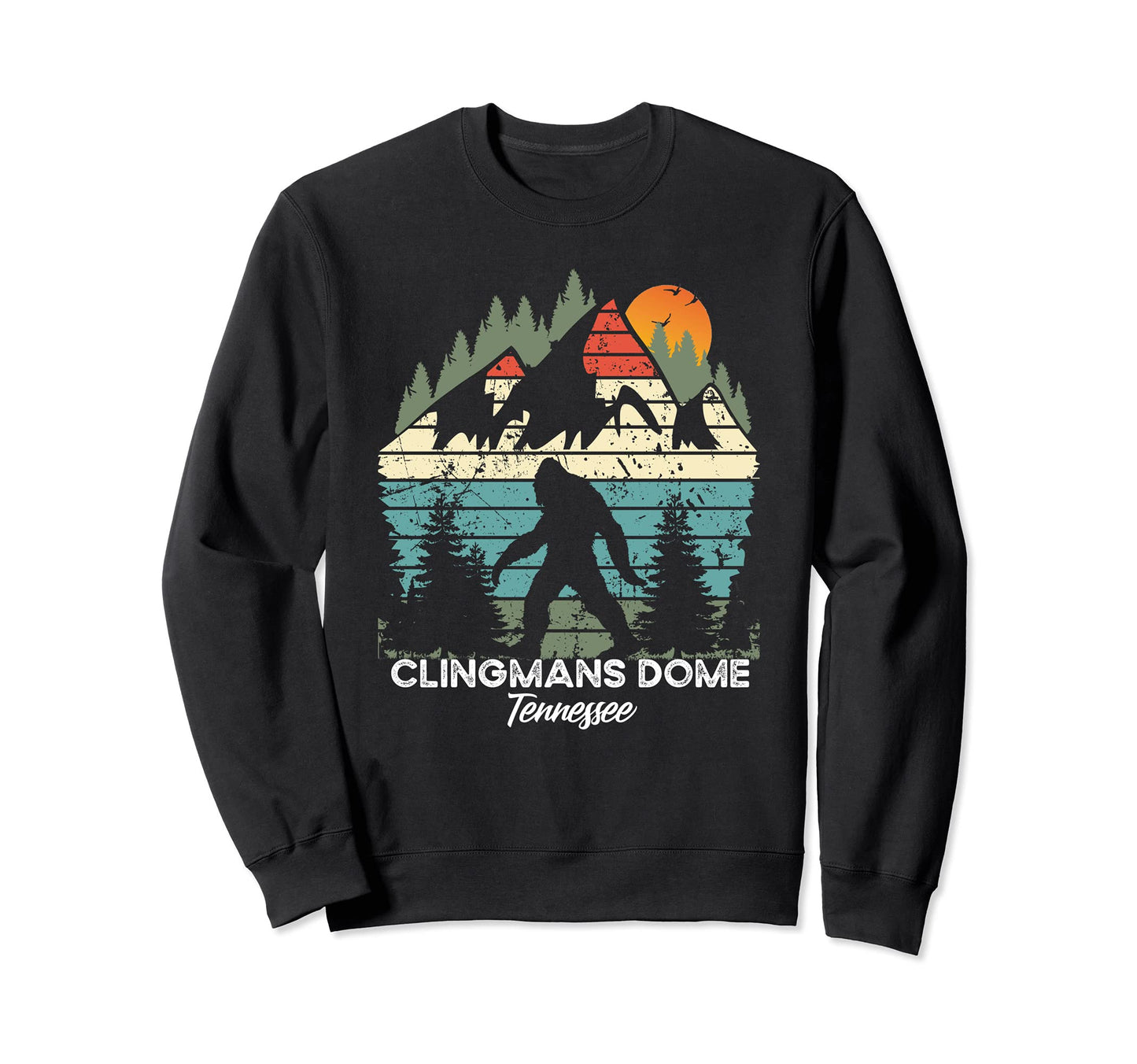 Clingmans Dome Tennessee Sweatshirt - Fun Novelty Design Men Women - T-Shirt, Sweatshirt, Hoodie