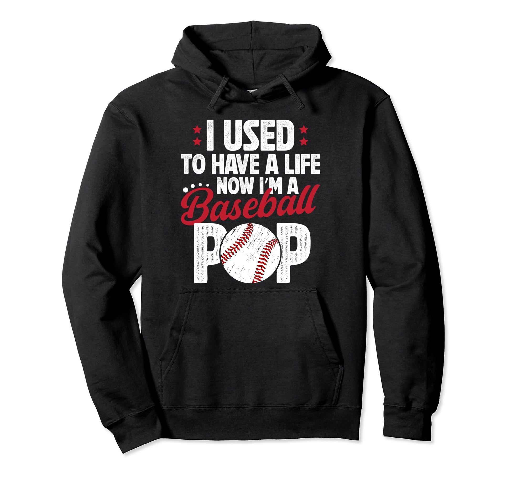 Im Baseball Pop Grandpa Pop Baseball Hoodie - Novelty Apparel Men Women - T-Shirt, Sweatshirt, Hoodie