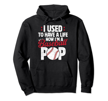 Im Baseball Pop Grandpa Pop Baseball Hoodie - Novelty Apparel Men Women - T-Shirt, Sweatshirt, Hoodie