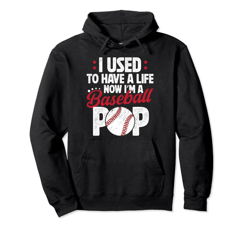 Im Baseball Pop Grandpa Pop Baseball Hoodie - Novelty Apparel Men Women - T-Shirt, Sweatshirt, Hoodie