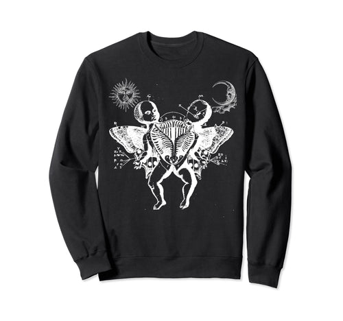 Siamese Twins Butterfly Wings Sweatshirt - Streetwear Style Men Women - T-Shirt, Sweatshirt, Hoodie