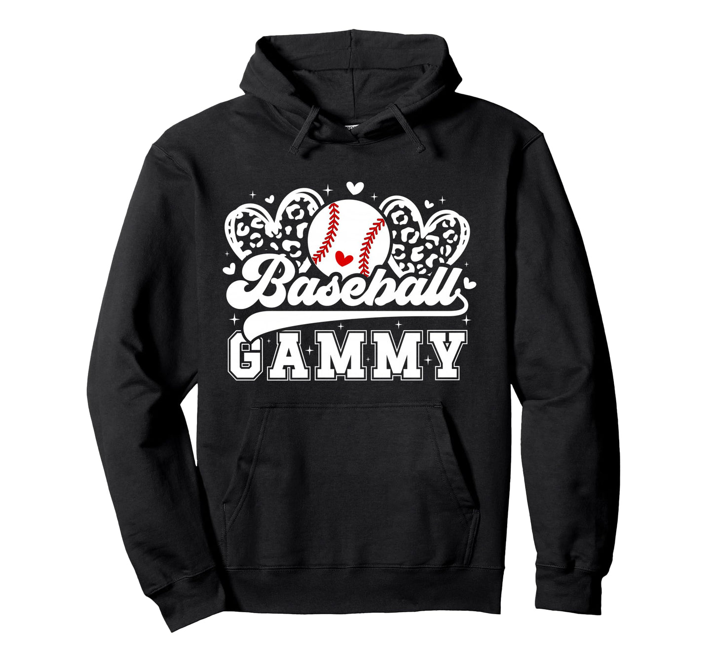 Baseball Gammy Grandma Gammy Baseball Hoodie - Aesthetic Graphic Men Women - T-Shirt, Sweatshirt, Hoodie