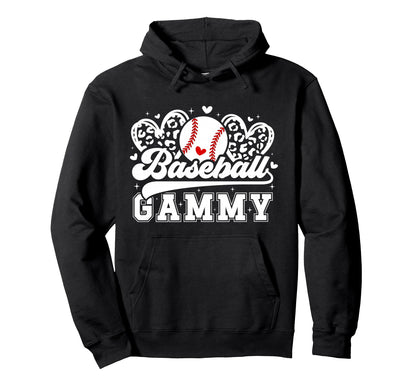 Baseball Gammy Grandma Gammy Baseball Hoodie - Aesthetic Graphic Men Women - T-Shirt, Sweatshirt, Hoodie