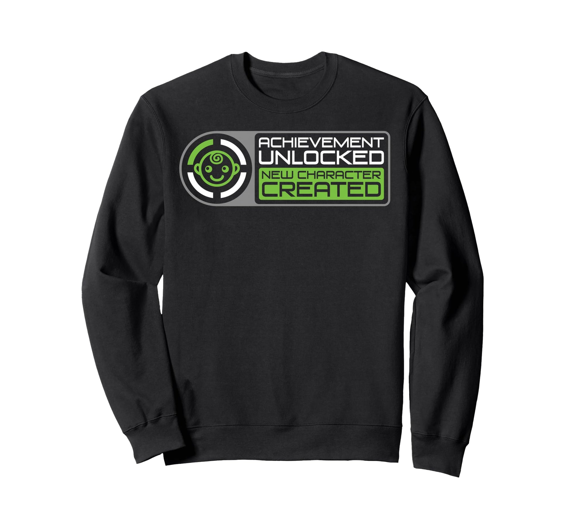 Achievement Unlocked Funny Gamer Sweatshirt - Aesthetic Graphic Men Women - T-Shirt, Sweatshirt, Hoodie