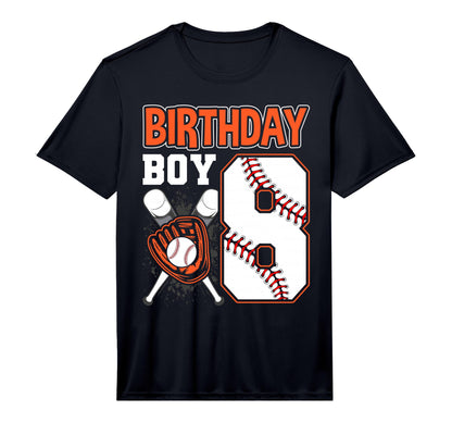 Happy Birthday 8Th 8 Year Old T-Shirt - Novelty Apparel for Adults - T-Shirt, Sweatshirt, Hoodie