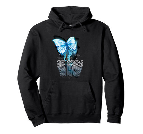 Butterfly Soul Catcher Aesthetic Hoodie - Aesthetic Graphic for Adults - T-Shirt, Sweatshirt, Hoodie