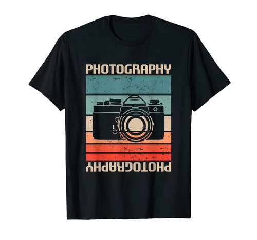 Photography Camera Photographer T-Shirt - Custom Art Print Men Women - T-Shirt, Sweatshirt, Hoodie