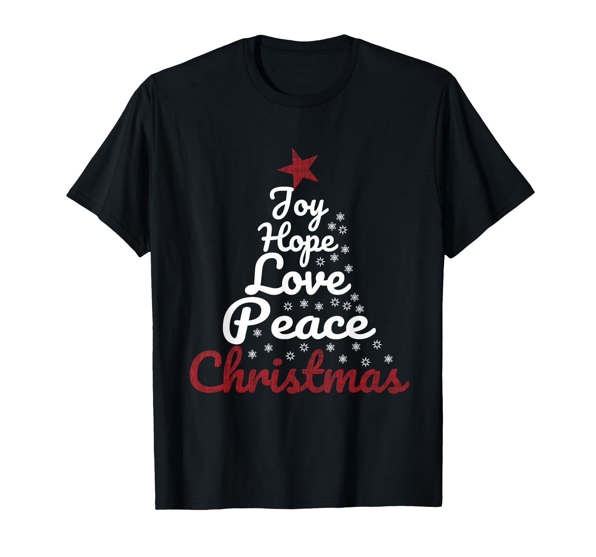 Star Joy Hope Love Peace T-Shirt - Streetwear Style Unisex - T-Shirt, Sweatshirt, Hoodie