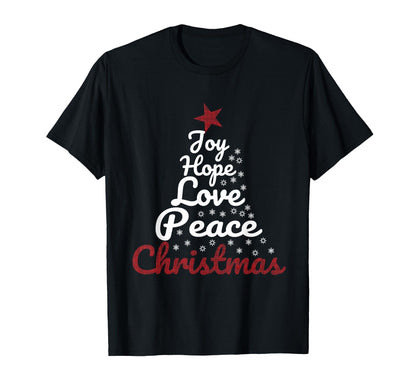 Star Joy Hope Love Peace T-Shirt - Streetwear Style Unisex - T-Shirt, Sweatshirt, Hoodie