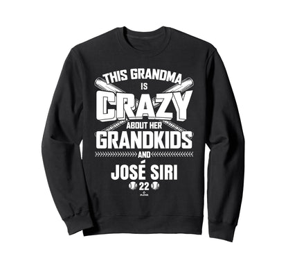 Grandma Crazy Jos Siri Tampa Bay Sweatshirt - Fun Novelty Design Men Women - T-Shirt, Sweatshirt, Hoodie