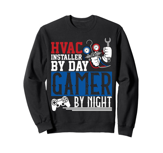 Hvac Dad Hvac Tech Hvac Installer Day Sweatshirt - Minimalist Print Unisex - T-Shirt, Sweatshirt, Hoodie