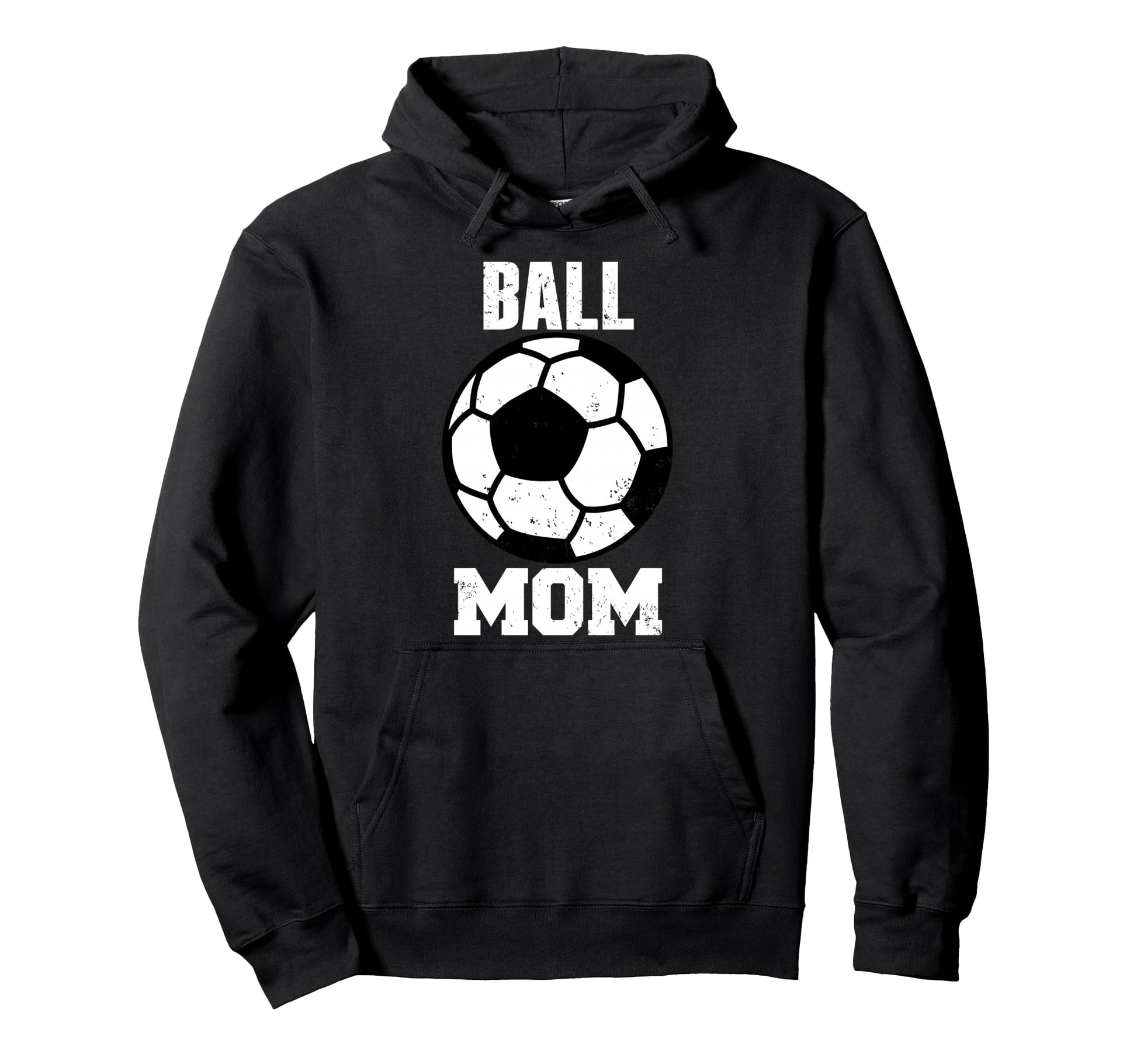 Ball Mom Funny Soccer Mom Gameday Hoodie - Aesthetic Graphic Unisex - T-Shirt, Sweatshirt, Hoodie