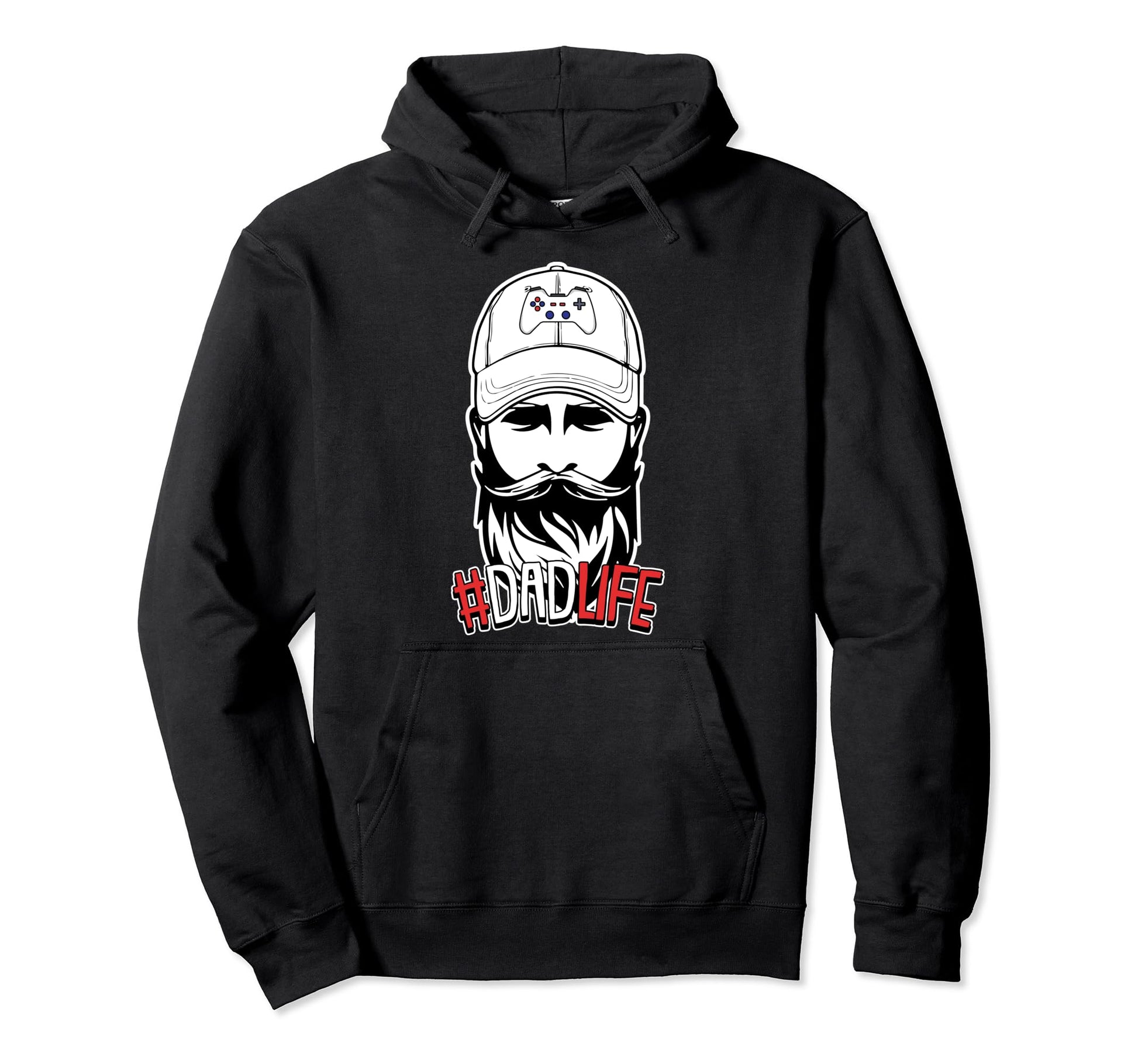 Dad Life Fathers Day Gaming Video Game Hoodie - Graphic Print for Adults - T-Shirt, Sweatshirt, Hoodie