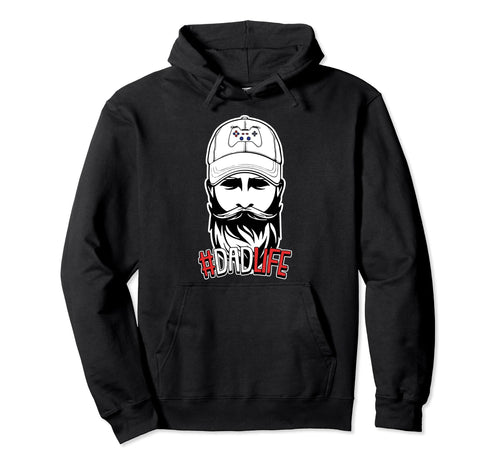 Dad Life Fathers Day Gaming Video Game Hoodie - Graphic Print for Adults - T-Shirt, Sweatshirt, Hoodie