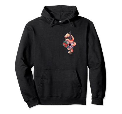 Kawaii Pastel Goth Creepy Skull Hoodie - Fun Novelty Design for Adults - T-Shirt, Sweatshirt, Hoodie