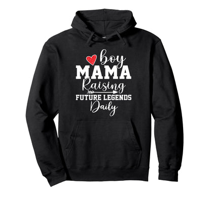 Mom Raising Future Legends Mothers Day Hoodie - Custom Art Print Men Women - T-Shirt, Sweatshirt, Hoodie