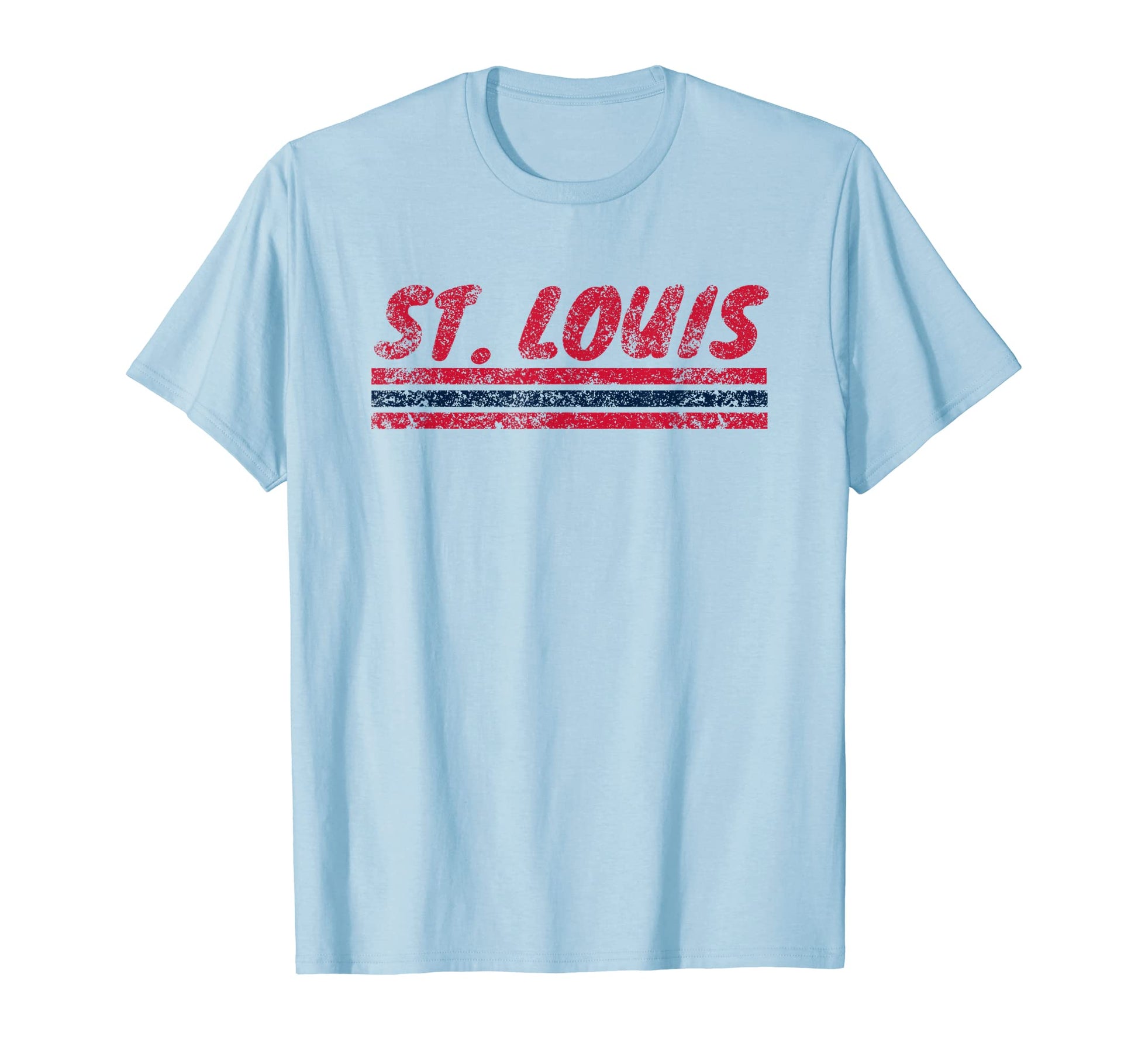 St Louis Missouri Weathered Stripe T-Shirt - Trendy Graphic Unisex - T-Shirt, Sweatshirt, Hoodie