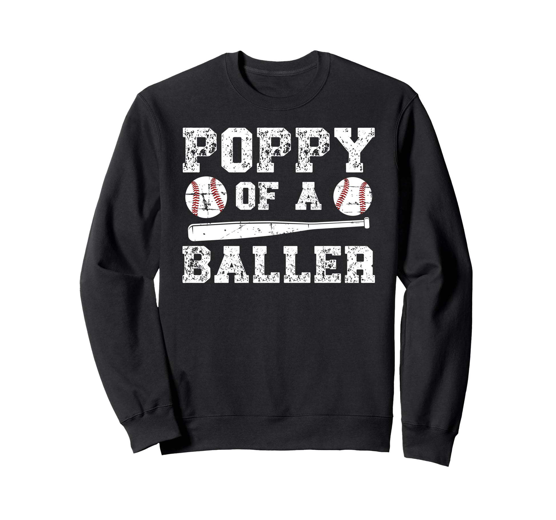 Poppy Baller Baseball Poppy Baseball Sweatshirt - Unique Graphic Men Women - T-Shirt, Sweatshirt, Hoodie