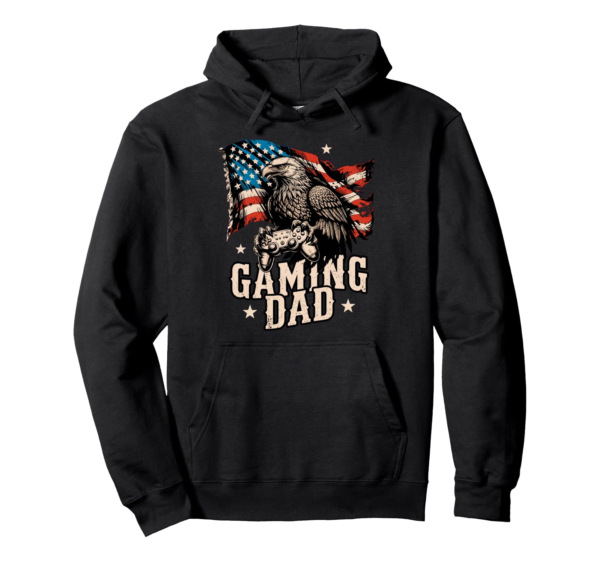 Usa Gaming Dad Hoodie - Unique Graphic Unisex - T-Shirt, Sweatshirt, Hoodie